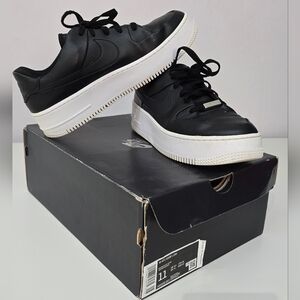 Nike Air force 1 Sage Low Black and white with box